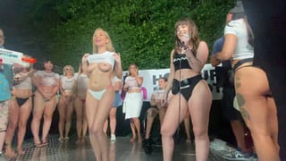 Bang! Wet T-Shirt Contest at PornCrush Pool Party with Blake Blossom, Summer Vixen, Rissa may