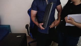 Seductora Compañera De Trabajo Olvidó Usar Sus Bragas y Se Sentó En Mi Polla Llena De Leche-ema_abby