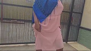 WTF AN ARABIAN MOM MASTURBATE HER PUSSY OUTSIDE THE HOUSE NEAR THE ROAD