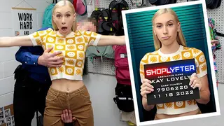 Black Friday Thief Indica Flower Caught Stealing Sex Toys Gets Disciplined by Officer - Shoplyfter