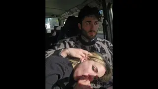 Car BJ Happy Tasty Cum in Mouth