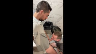 Hot Daddy Fucking Hard Sexy Twink with Big Dick in Public Wc - Pornhub Gay
