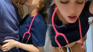 DOCTOR SLUT Fucking in the Hospital BATHROOM | Argentina