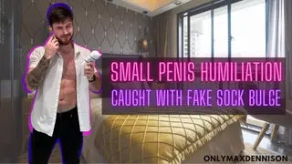 Small Penis Humiliation - Caught with Fake Sock Bulge - Pornhub Gay