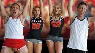 Football Stepmoms Rachael Cavalli and Sedona Reign Celebrate Win with Real Taboo Foursome - MomSwap