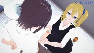Ai Hayasaka and I have Intense Sex in the Restroom. - Kaguya-sama Love is War Hentai