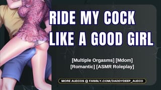 Dom Boyfriend makes you Squirt Multiple Times on his Cock | Male Moaning Audio | ASMR for Women