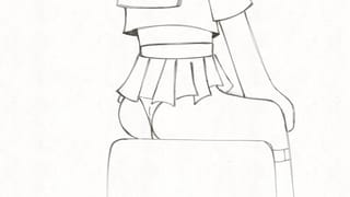 Underwear Sketch Animation Loops