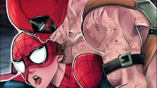 Superheroes Men Fucking in Abandoned Building Parody Spideypool - Pornhub Gay