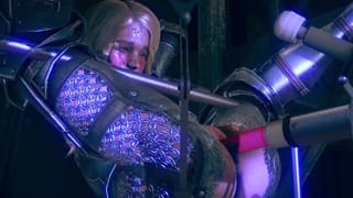 Pretty Knight Fucked by the Perfect Dildo Machine