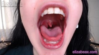 Upclose Uvula and saying Ahhhh