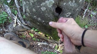 I Cum inside a Tree