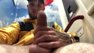 BRITISH SCALLY LAD WANKING ON PUBLIC TRAIN - Pornhub Gay