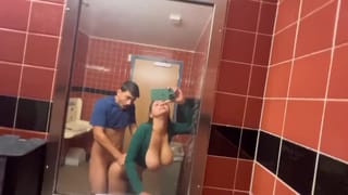 Hailey Rose Gets Creampie in whole Foods Public Bathroom