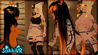 Sexy Catgirl Gets SURPRISE FUTA CREAMPIE while Trick or Treating (ft. FelicityVR)