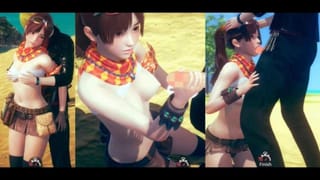 【hentai Game Ai Shoujyo 】big Tits Peddler is Rubbed Boobs. and Sex. (Anime 3DCG Video)