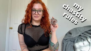 Pleasure Domme's Chastity Rules - how i'd keep you Locked up - Full Video on Veggiebabyy Manyvids