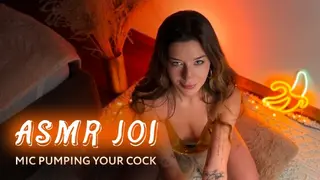 ASMR JOI * Glamorous Sexy Brunette Fast and Aggressive Mic Pumping your Cock * Amy Haze