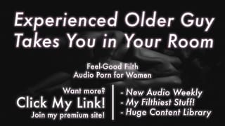 Erotic Audio for Women: your Older Boyfriend Takes you at a Party - ROUGH SEX