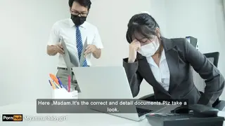 မိတ်ဆွေတို့ရုံးမှာ အထက်အောက် ဖင်ချခံရတာရှိလား ? ( Office Sex )