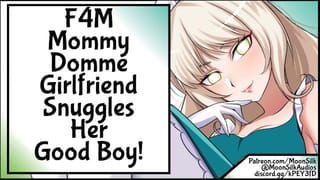 Mommy Domme Girlfriend Snuggles her Good Boy!