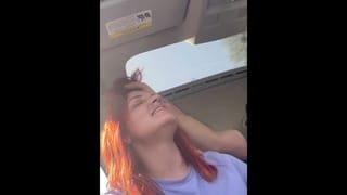 Pleasing Master while Driving - Foot Licking, Face Slapping, Blowjob
