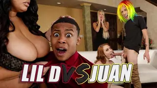 BANGBROS - Battle of the GOATs: Juan El Caballo Loco vs Lil D