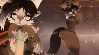 Horny Femboy Foxy couldn't Hold Back...