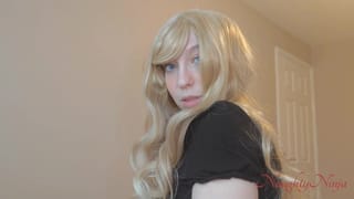 Step-Mom Accidently Falls on my Dick while she Cleans around me