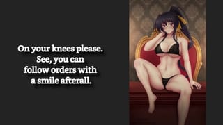 [FayGrey] [gremory Mansion Pt.1] Akeno Takes your Servitude Test (Joi Ruin CEI Degradation).