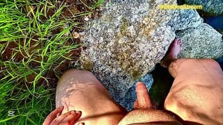 Teen Boy Pisses on the Stone what does he do Then? okay - Pornhub Gay