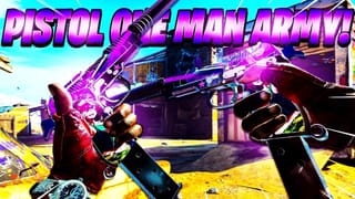 ONE MAN ARMY CHALLENGE W/ PISTOLS! - 1 MAN GETS ALL 100 ELIMINATIONS in TDM! (Black Ops Cold War)