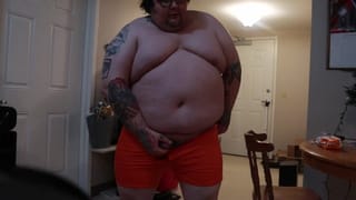 FAT MAN in a a Big Ol' Hoodie