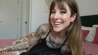 My Girlfriend's Hot Tatted Sister Begs for a Creampie - Awlivv