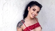 Slim redhead Sara rides a cock and gets fingered