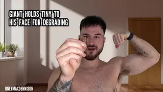 Giant Holds Tiny to his Face for Degrading - Pornhub Gay