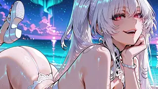 Avalon Finds you on the Beach and Drains your Balls - [hentai JOI] Femdom,Multiple Cum,edging