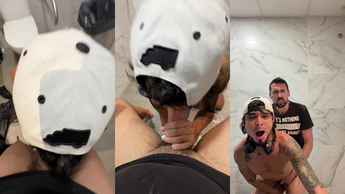 Liam Harding porn video – WRECKED IN THE MALL BATHROOM BY A MASSIVE COCK