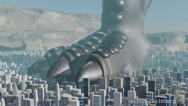 Typhek Kaiju Macro Growth Animation
