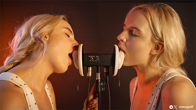 ASMR Close up Juicy Ear Licking by Elsa 💦 (3Dio, 4K)