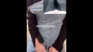 【オーバーオールが脱げずおもらし】#overalls #omorashi #peeaccident #desperation Wetting #pee Desperation