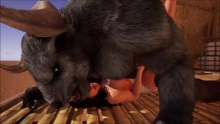 Furry King Fucks his Obedient Maid