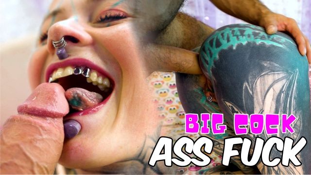 Hippie Chick's ATM and Facial Big Dick Anal Love