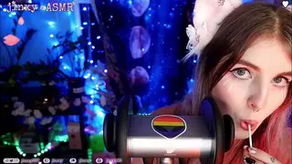 Sweet & Satisfying Sucker Sounds (Mouth Eating Sticky Sounds) | ASMR