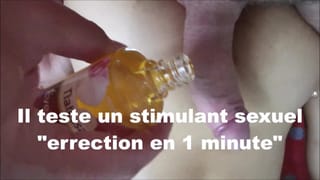 TEST: he tried a Powerful Sexual Stimulant