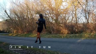 After a Shopping Session, on the Side of a Road, so Horny, he Sends a Big Load of Cum into my Mouth