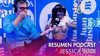 Jessica Sodi Fulfills Fantasy and Cums with her Big Tits in the Sex Machine Juan Bustos Podcast