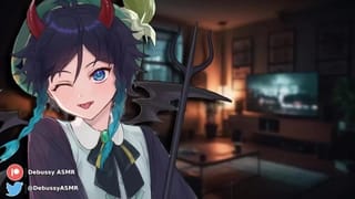 [ASMR] Femboy Vampire Feeds off you (+ Kissing!)