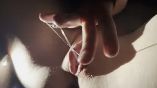 Licking a Beautiful Pink Pussy with the Effect of Presence. Interruption Technique