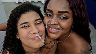 Orgy with two friends Jady Martins and Gabyy Peclat, giving each other head and pussy until everyone cums.